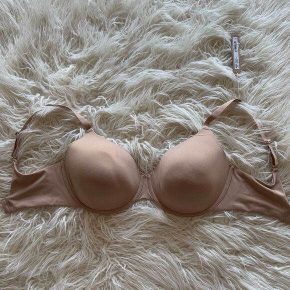 Skims Fits Everybody T-Shirt Bra Clay Size 36DDD - Picture 1 of 8